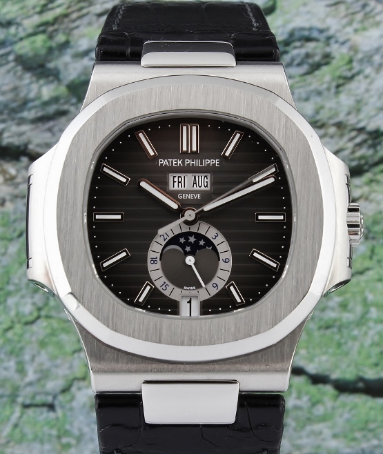 (image for) UNPOLISHED PATEK PHILIPPE 5726A-001 NAUTILUS ANNUAL CALENDAR